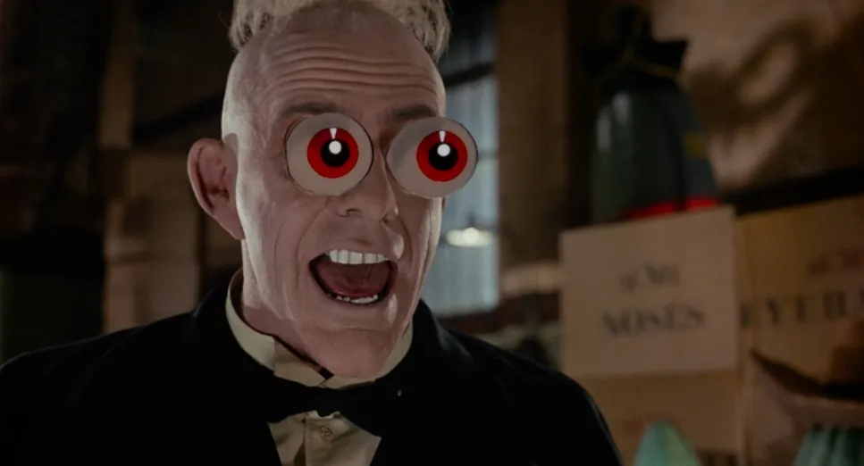 Christopher Lloyd in WHO FRAMED ROGER RABBIT. (Credit: Touchstone Pictures)