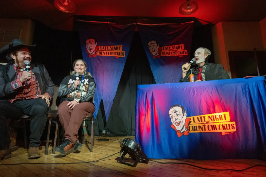 Late Night with Count Chuckles at the Telluride Horror Show.