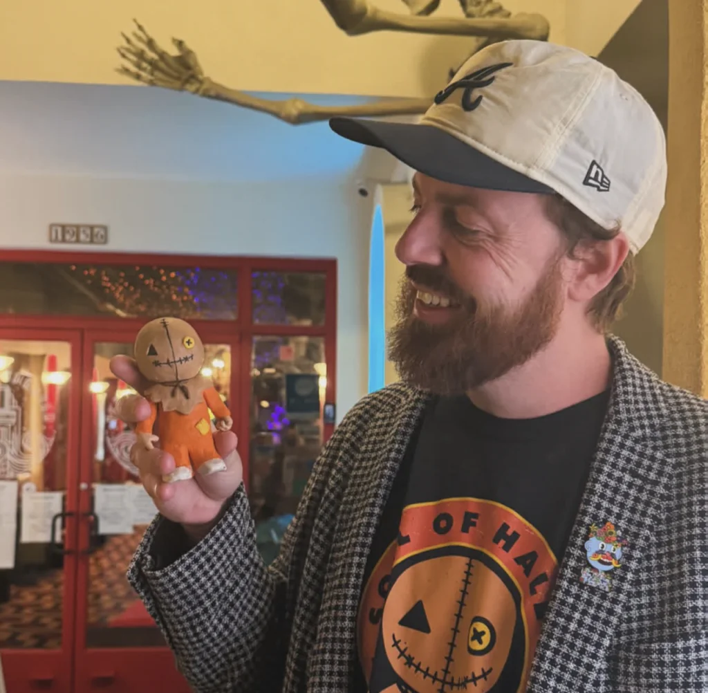 Trent Shy with Sam. (Credit: Sam: The Soul of Halloween)